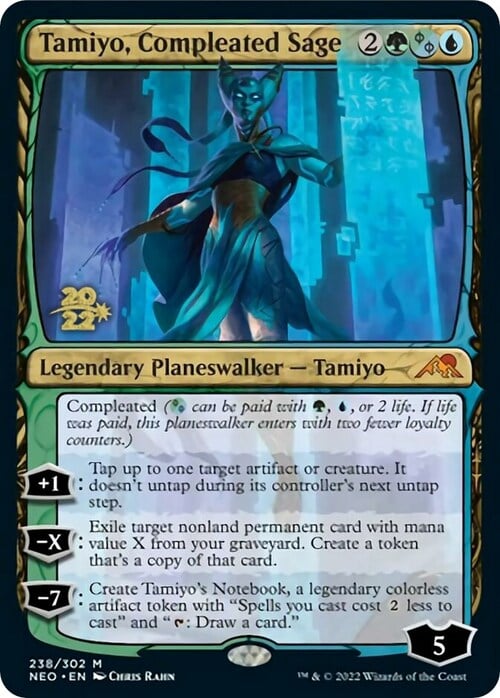 Tamiyo, Compleated Sage Card Front