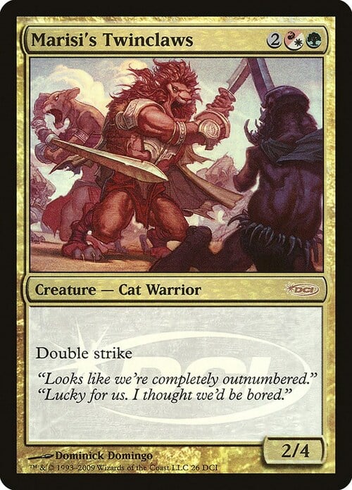 Marisi's Twinclaws Card Front