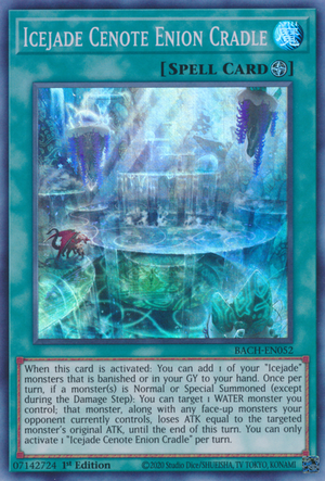 Icejade Cenote Enion Cradle Card Front