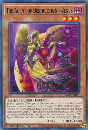 The Agent of Destruction - Venus Card Front