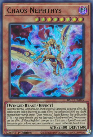Nephtys del Chaos Card Front