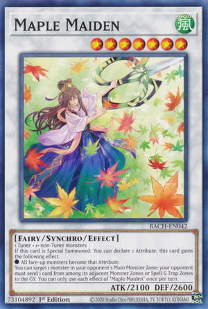 Maple Maiden Card Front