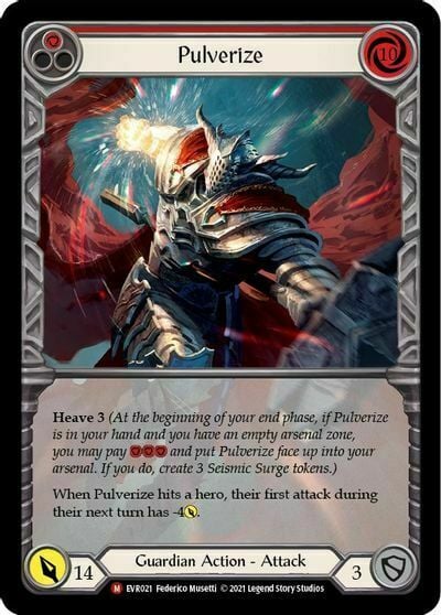 Pulverize Card Front