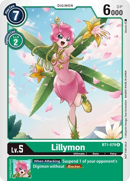 Lillymon Card Front