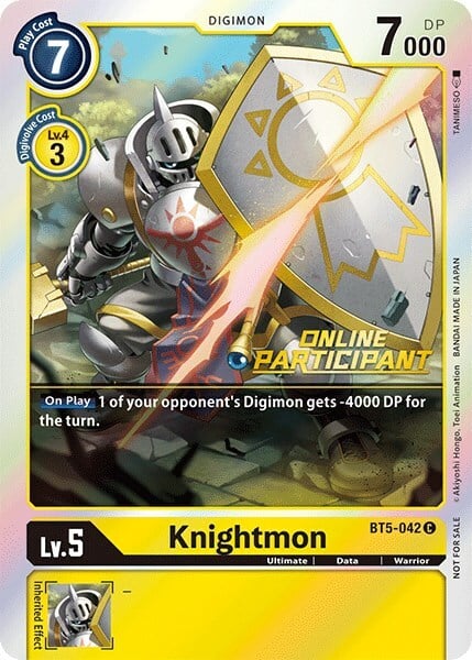 Knightmon Card Front