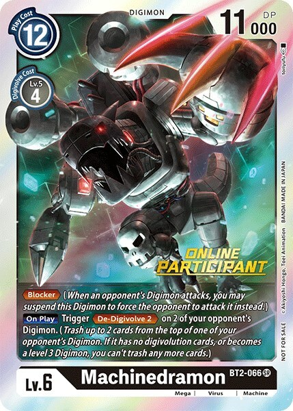 Machinedramon Card Front