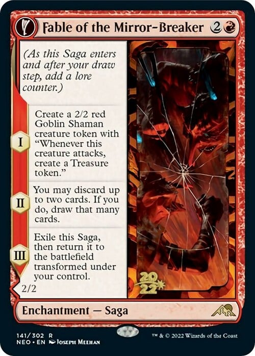 Fable of the Mirror-Breaker // Reflection of Kiki-Jiki Card Front