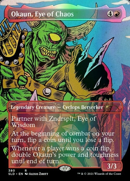 Okaun, Eye of Chaos Card Front