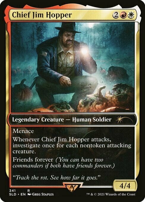 Chief Jim Hopper Card Front