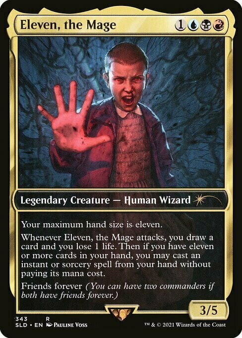 Eleven, the Mage Card Front