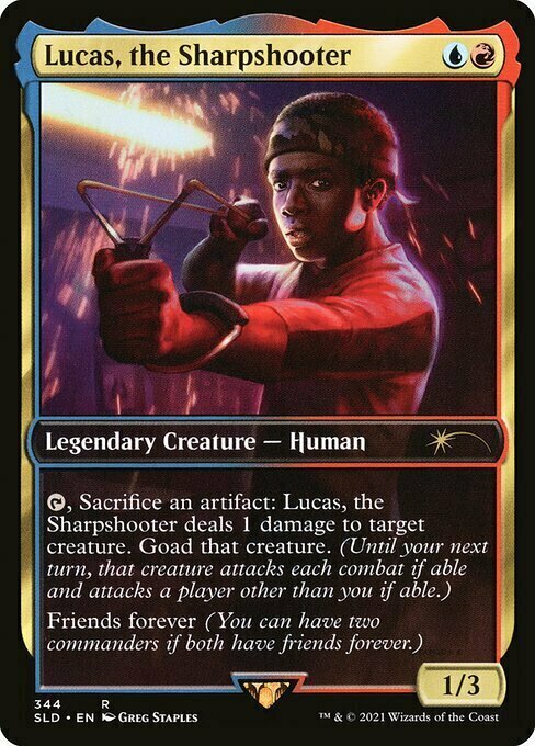 Lucas, the Sharpshooter Card Front