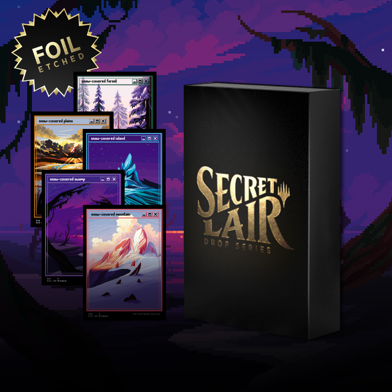 Secret Lair Drop Series: Secretversary 2021: PixelSnowLands.jpg