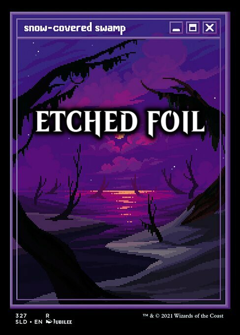 Snow-Covered Swamp Card Front