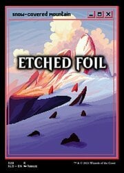 Snow-Covered Mountain · Etched Foil 0328e