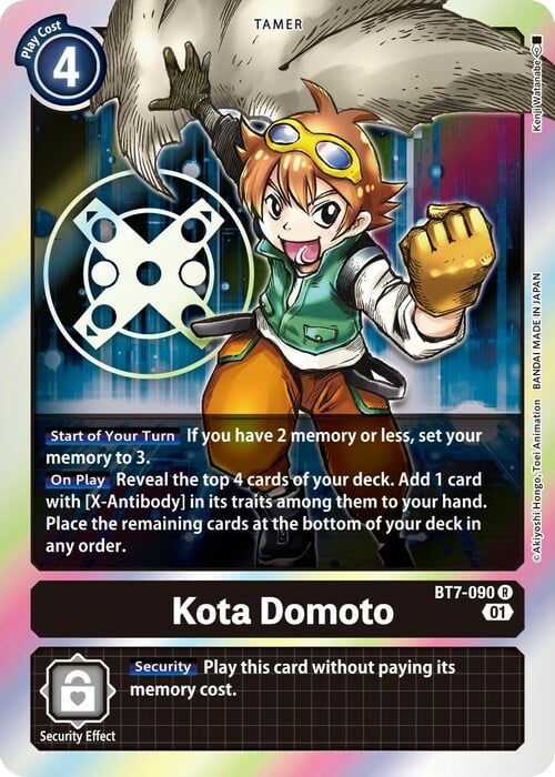 Kota Domoto Card Front
