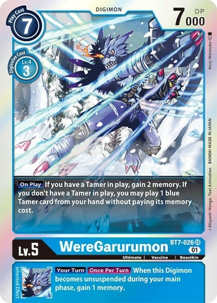 WereGarurumon Card Front