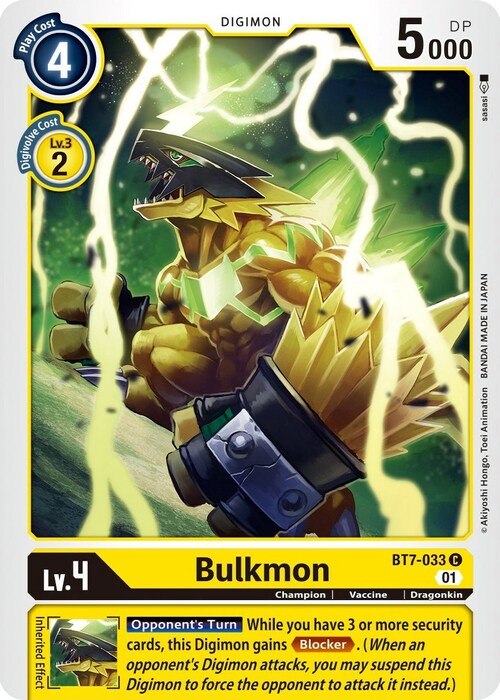 Bulkmon Card Front