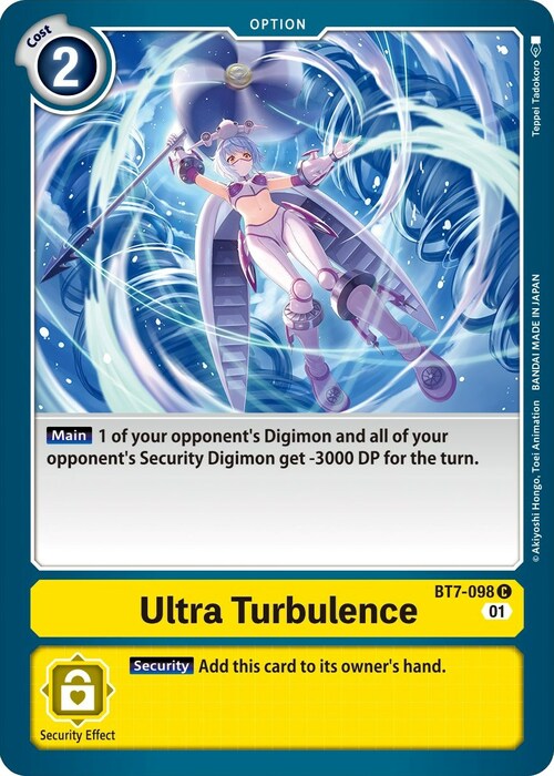 Ultra Turbulence Card Front
