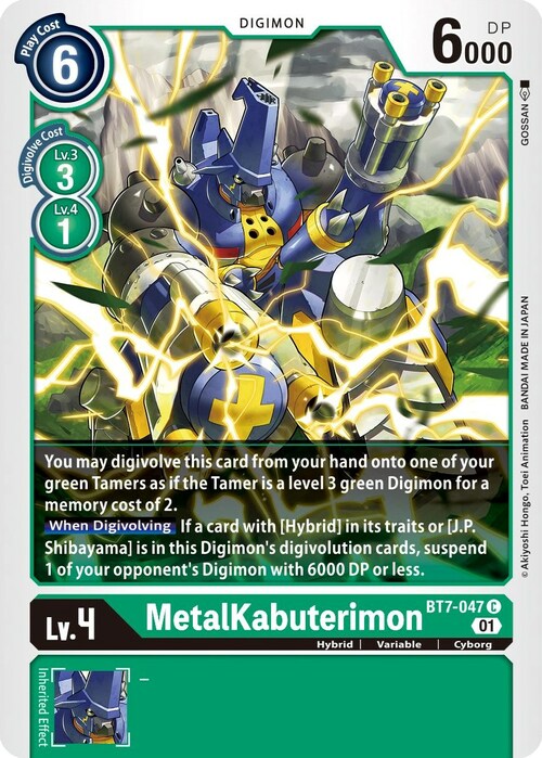 MetalKabuterimon Card Front