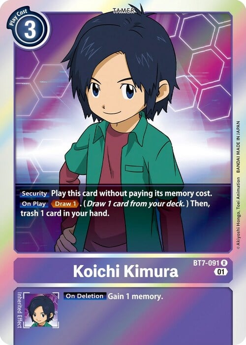 Koichi Kimura Card Front