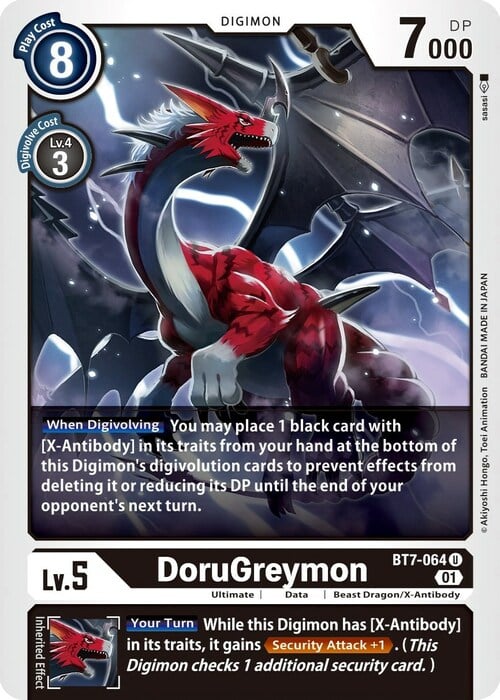 DoruGreymon Card Front