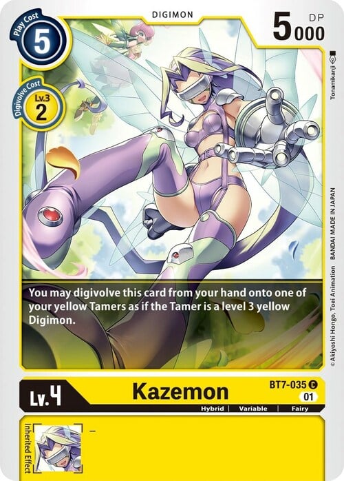 Kazemon Card Front