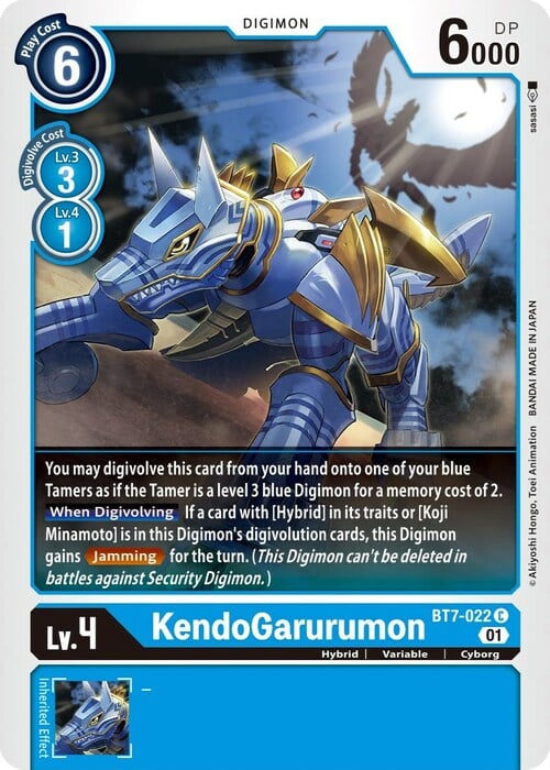 KendoGarurumon Card Front