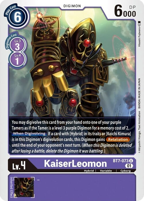 KaiserLeomon Card Front