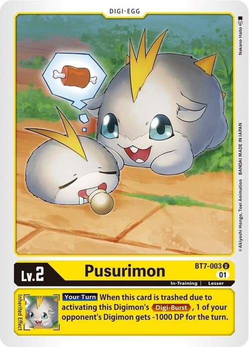 Pusurimon Card Front