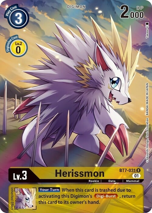 Herissmon Card Front