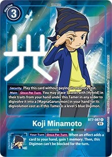 Koji Minamoto Card Front