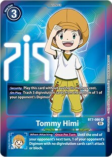 Tommy Himi Card Front
