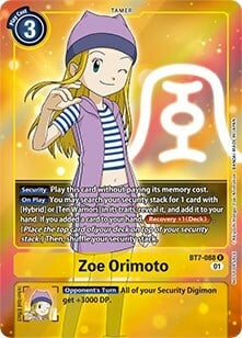 Zoe Orimoto Card Front