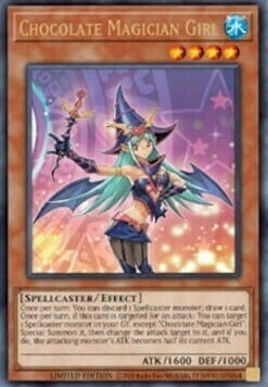 Chocolate Magician Girl Card Front