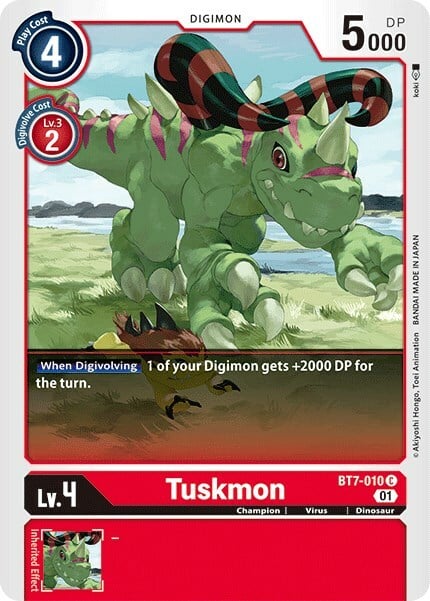 Tuskmon Card Front