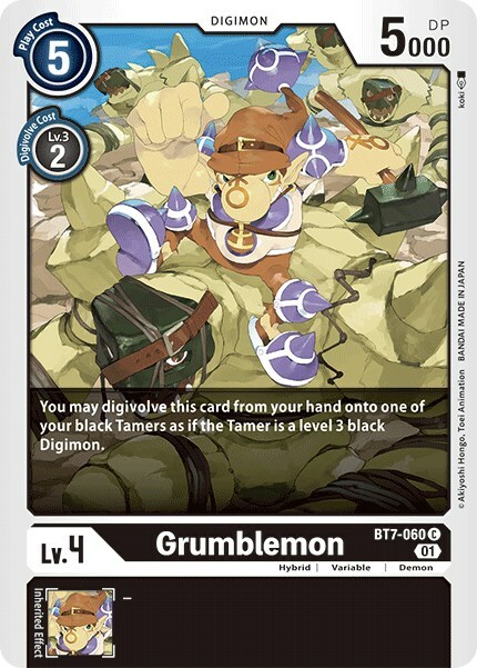 Grumblemon Card Front