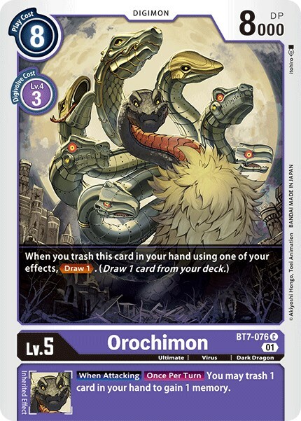Orochimon Card Front