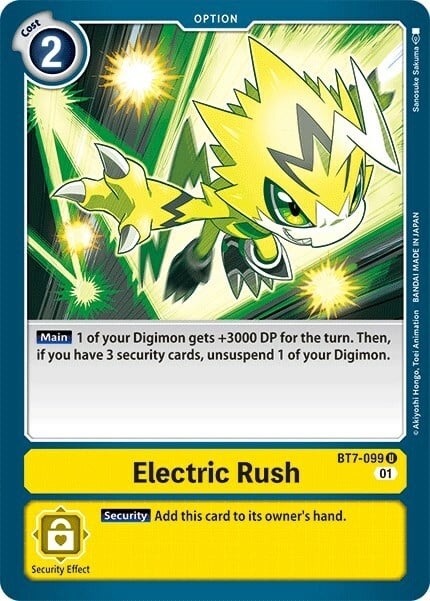 Electric Rush Card Front