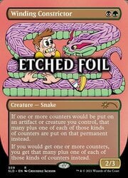 Winding Constrictor · Etched Foil 0309