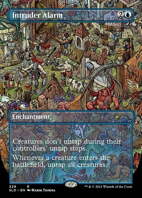 Intruder Alarm Card Front