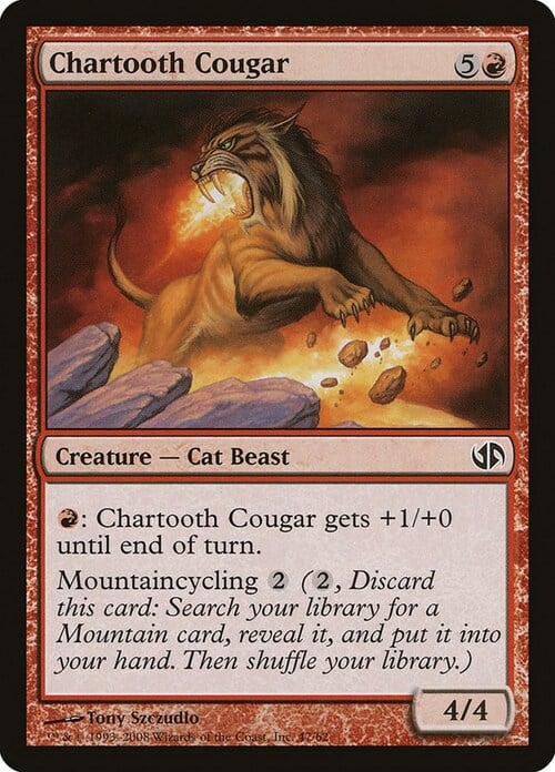 Chartooth Cougar Card Front