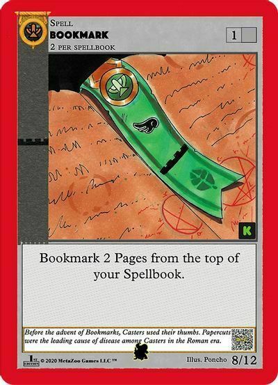 Bookmark Salamander Queen Card Front