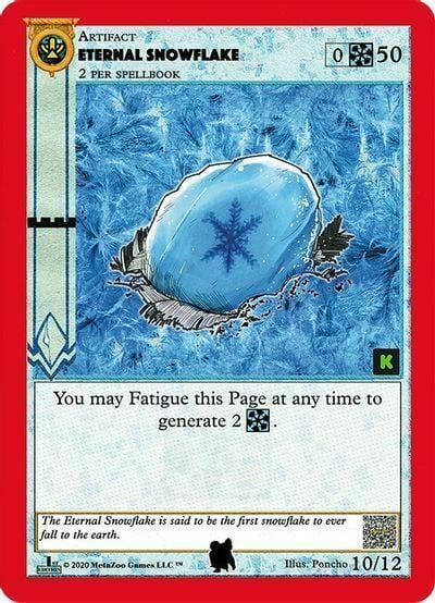 Eternal Snowflake Card Front
