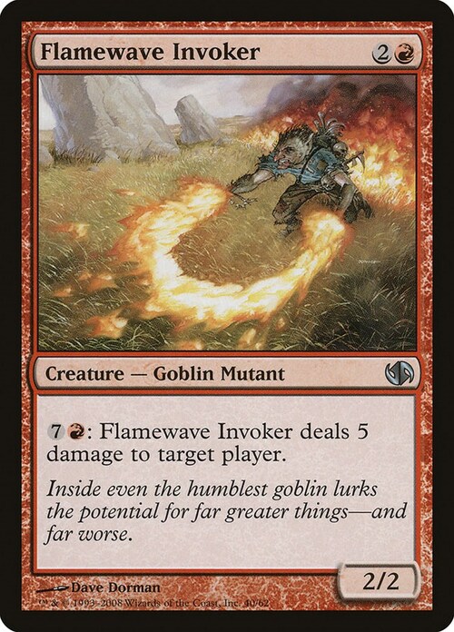 Flamewave Invoker Card Front