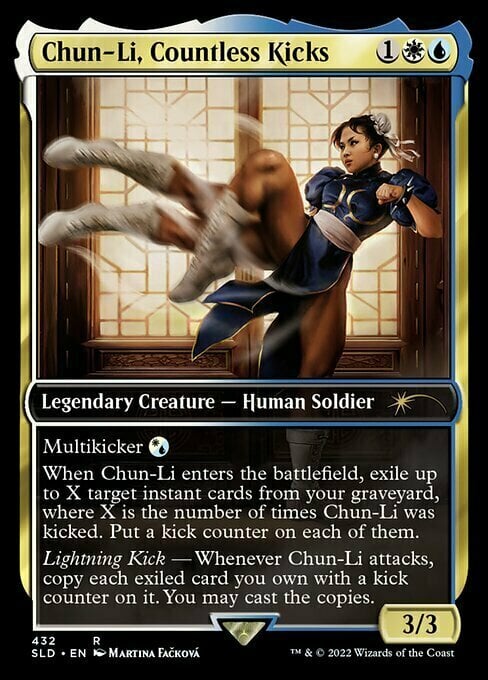 Chun-Li, Countless Kicks Frente