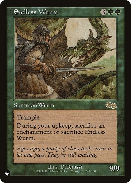 Endless Wurm Card Front