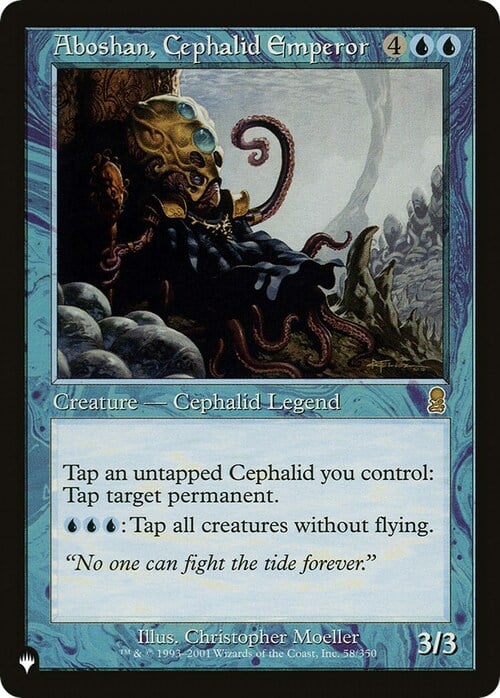 Aboshan, Cephalid Emperor Card Front