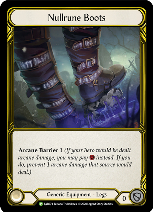 Nullrune Boots Card Front