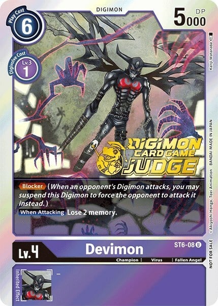 Devimon Card Front