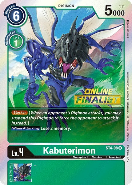 Kabuterimon Card Front